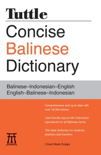 Image of Balinese-English dictionary