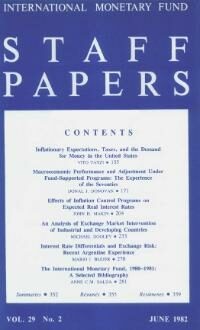 Image of International Monetary Fund : Staff Papers