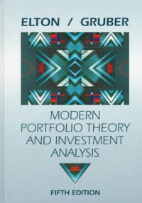 Image of Modern Portfolio Theory And Investment Analysis