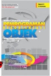 Image of MODUL PEMROGRAMAN BERORIENTASI OBJEK