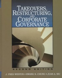 Image of Takeover Resetructuring, and Corporate Governance