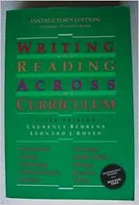 Image of Writing And Reading Across The Curriculum